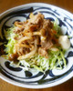 豚こまの野菜たっぷり生姜焼き♪
