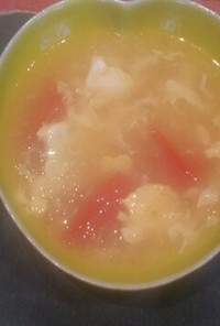 ♡トマトかきたまスープ