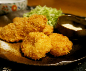 バッター液でサクサク☆帆立フライ