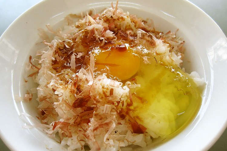 卵かけご飯 鰹節 オリーブオイル レシピ 作り方 By 尾道鰹節工房 クックパッド