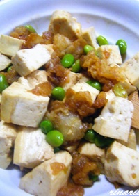 ✿揚げ玉de豆腐煮✿