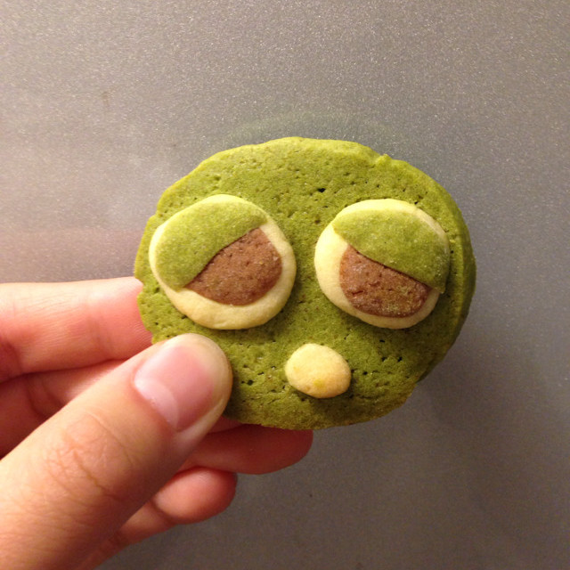 ガチャピンクッキー レシピ 作り方 By ゆかピン クックパッド