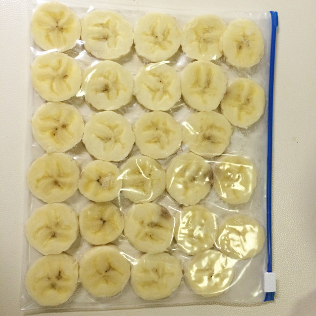バナナの冷凍保存の画像