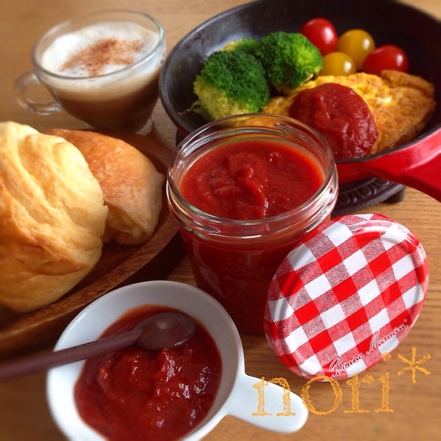 わが家の手作りトマトケチャップ by nori＊ 【クックパッド】 簡単おいしいみんなのレシピが356万品