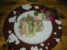 ボイルドサーモンのSalad