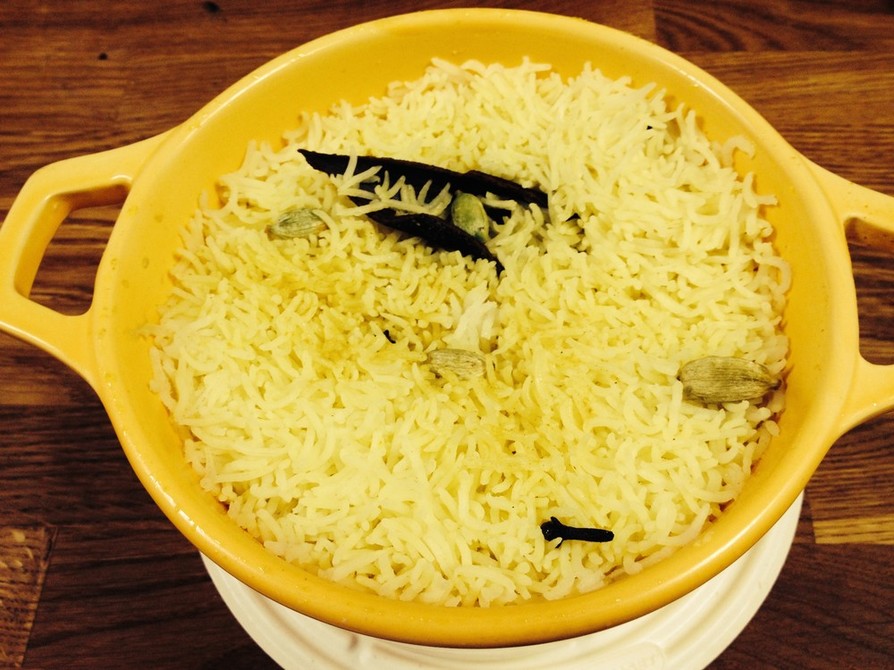 スパイスバスマティライスのレシピ