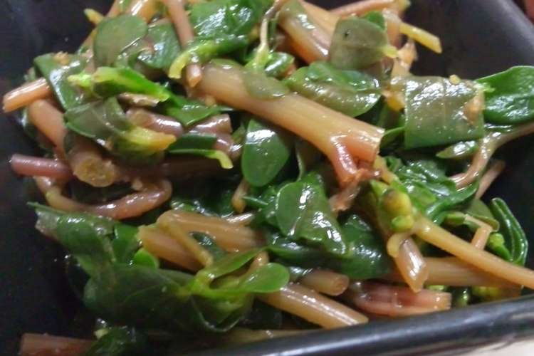 ひょうのおひたし 雑草と呼ばれても レシピ 作り方 By よし田 クックパッド 簡単おいしいみんなのレシピが349万品