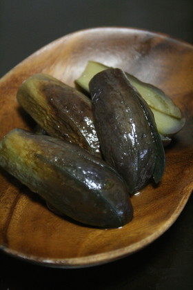 揚げない、茄子の揚げ浸し