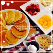 ふんわり香ばしい☆ハワイアンパンケーキの写真