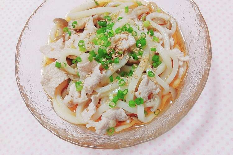 ささっと簡単 豚肉としめじの冷やしうどん レシピ 作り方 By まあまま 0403 クックパッド 簡単おいしいみんなのレシピが358万品