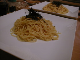ウニの生クリームソーススパゲティ