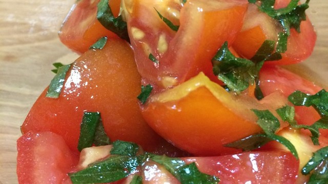 美味 簡単 ごま油香るしそトマトサラダ レシピ 作り方 By はやだい クックパッド 簡単おいしいみんなのレシピが354万品