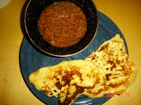 ◆カレーにナン!◆アウトドアでも♪