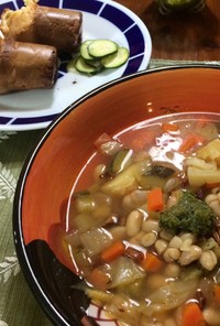 プロバンス風夏野菜のスープ