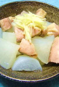 塩辛い鮭救済❤鮭と大根のシンプル煮❤