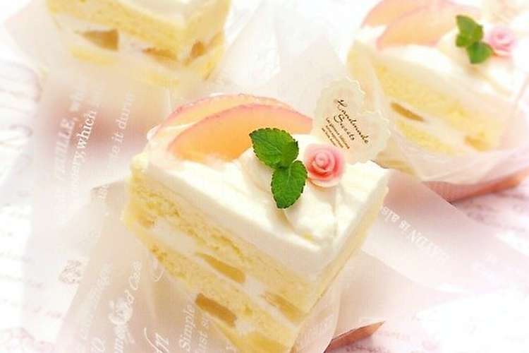 桃のショートケーキ レシピ 作り方 By Sukeっぴ クックパッド