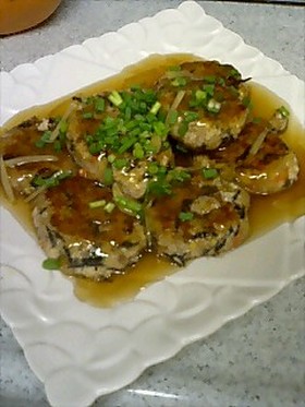 がんもっぽい?和風ハンバーグ♪