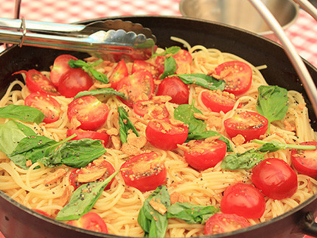 夏のキャンプに使える 冷製パスタ レシピ 作り方 By Samcamp クックパッド 簡単おいしいみんなのレシピが360万品