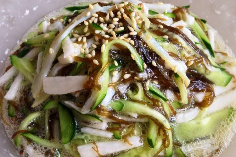 もずくと長芋のネバシャキ旨味サラダ レシピ 作り方 By オマールえび子 クックパッド 簡単おいしいみんなのレシピが353万品