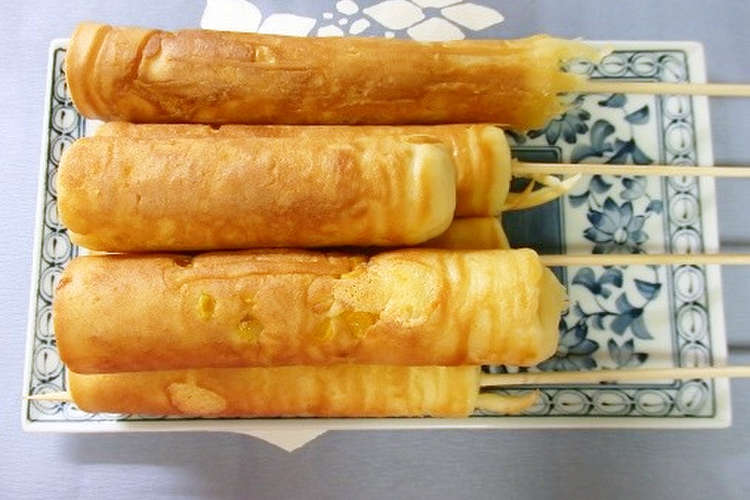 Roky ローキー スティックパンケーキ レシピ 作り方 By ミュウ3 クックパッド 簡単おいしいみんなのレシピが355万品