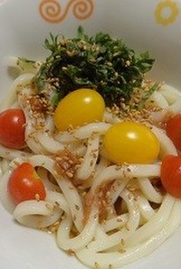 梅しそ胡麻うどん