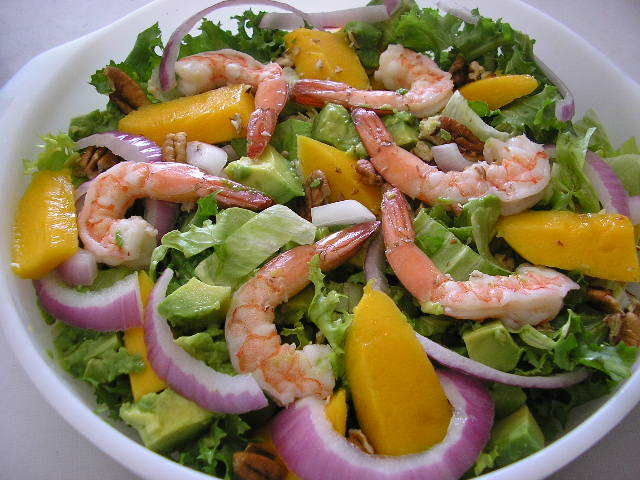 エビとマンゴーのサラダ レシピ
