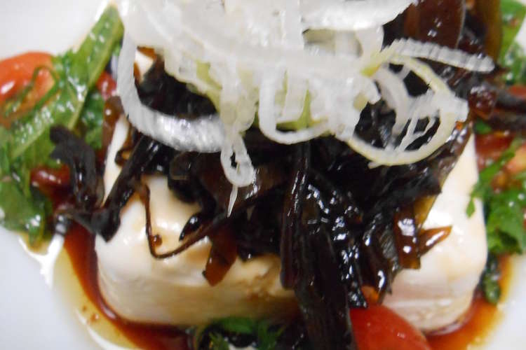 絹ごし豆腐のわさび昆布のせ レシピ 作り方 By はなおじさん クックパッド 簡単おいしいみんなのレシピが360万品