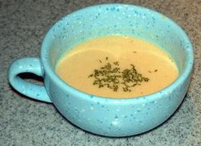 かぼちゃの冷たいスープの写真