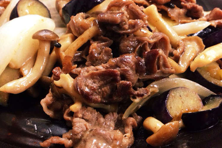 簡単激ウマ 牛肉となすのマヨぽん酢炒め レシピ 作り方 By ピーラー料理長 クックパッド