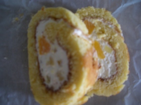 夏のさっぱりロールケーキ♪
