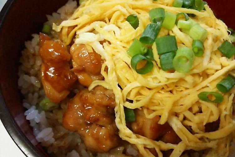 簡単 我が家の焼き鳥丼 レシピ 作り方 By Humuhumu クックパッド 簡単おいしいみんなのレシピが353万品