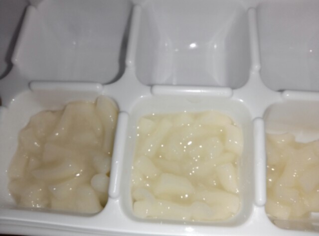 離乳食中期 うどんの冷凍保存の画像