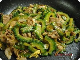 味噌味もイケる。チャンプルー