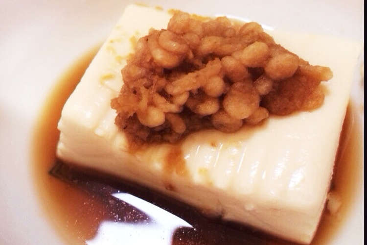 夏にもってこい 生姜天かす冷奴 レシピ 作り方 By さちょん クックパッド