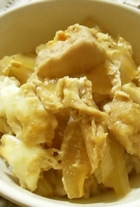 鶏むね肉でランチ♪ズボラで超簡単な親子丼