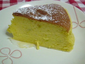 ふわふわかぼちゃのスフレケーキ