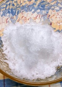 フワフワ～なかき氷の氷レシピ