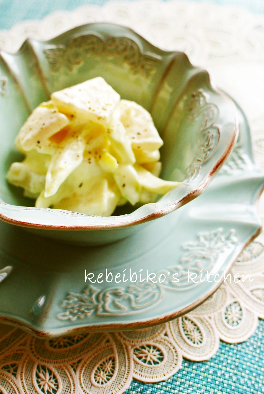 梨とセロリの塩レモンヨーグルトサラダの画像