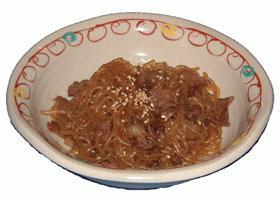 肉としらたきのきんぴら風