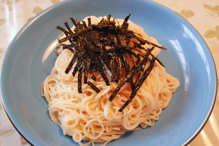 うまっ すごく簡単 たらこ素麺 レシピ 作り方 By Ogamonja クックパッド 簡単おいしいみんなのレシピが356万品