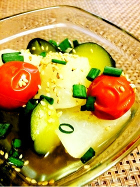 【20分】夏の冷やし鉢☆野菜生姜だし煮