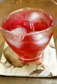 割って飲む濃縮タイプの赤紫蘇ジュース