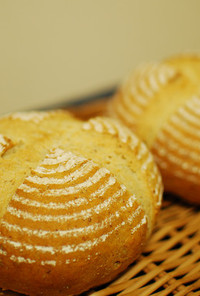 フランスパン専用粉でミニカンパーニュ