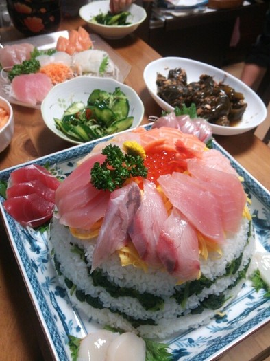 ドームちらし寿司の写真