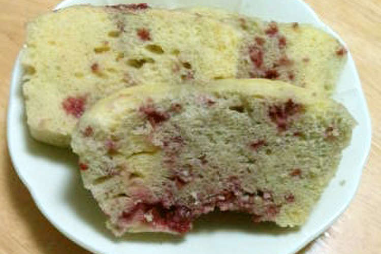 ラズベリージャム パウンドケーキ