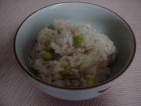 夏にうれしい☆枝豆のダブル茶めし