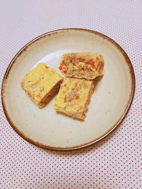〖お弁当や朝食に♡挽き肉入り卵焼き〗