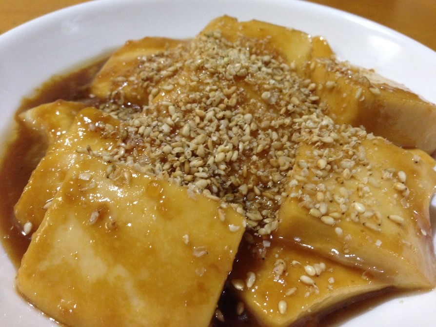 【男の料理】豆腐の味噌煮込みの画像