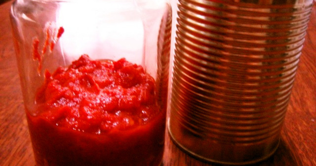 トマト缶de超簡単 手作りトマトペースト レシピ 作り方 By よよっち クックパッド 簡単おいしいみんなのレシピが374万品