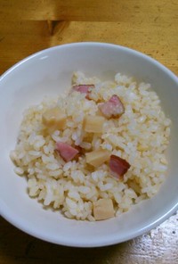 ファミコレ★筍とベーコンの炊き込み御飯